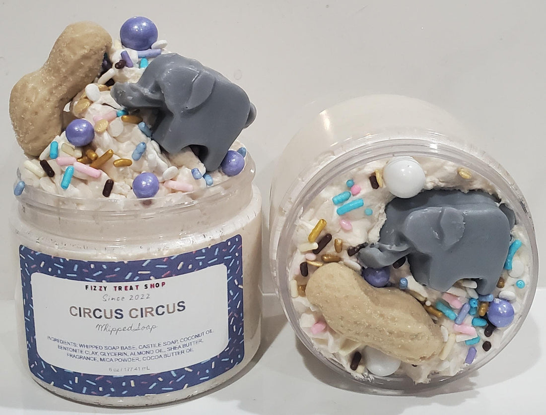 Circus Circus | Fluffy Whipped Soap | Sugar Scrub