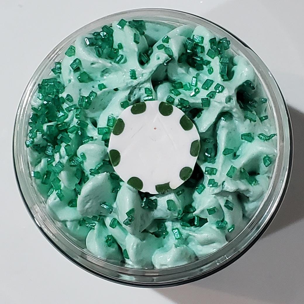 Spearmint Twist | Fluffy Whipped Soap | Sugar Scrub